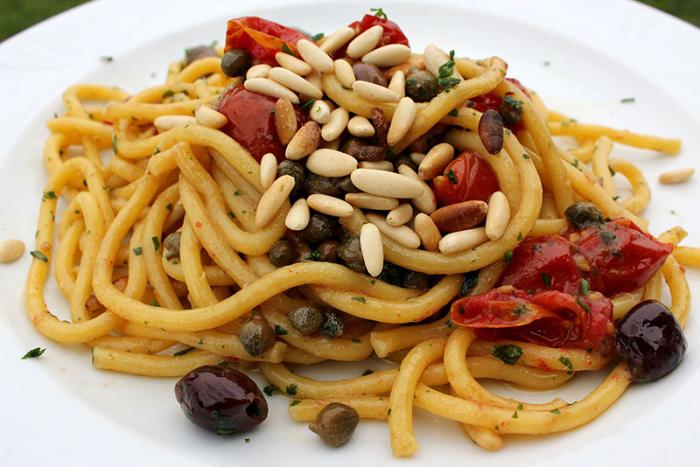 Bigoli con le sardelle dell'Osteria Numero 2